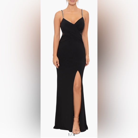 Xscape Black Dress - Picture 1 of 6